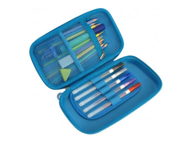 Пенал Cool For School 1 відділення з відворотами Сірий (CF87288) - Фото 2