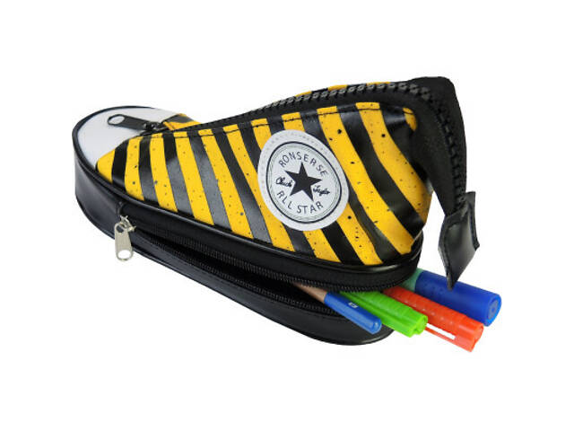 Пенал Cool For School 2 відділення Жовтий (CF6296-yellow) - Фото 2