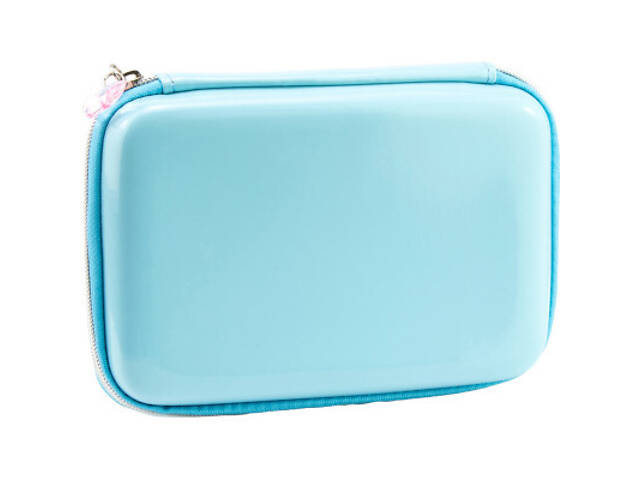 Пенал Cool For School подвійний з ефектом акваріуму 1 відділення Блакитний (QT-5703-Blue) - Фото 2