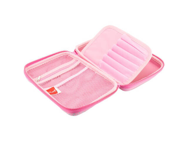 Пенал Cool For School подвійний з ефектом акваріуму 1 відділення Блакитний (QT-5703-Blue) - Фото 3