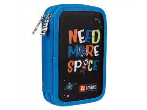 Пенал подвійний Smart HP-01 Space 533286 14х21х4 см синій