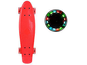 Пенни борд Penny Board SC20603 56*15 см колеса PU со светом, красный