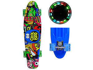 Пенни борд Penny Board SC21503-2 56,5*15 см колеса PU свет