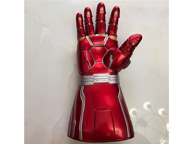 Рукавичка нескінченності Залізної людини 36 см, що світиться. Рукавичка Iron Man. Месники фінал - Фото 5