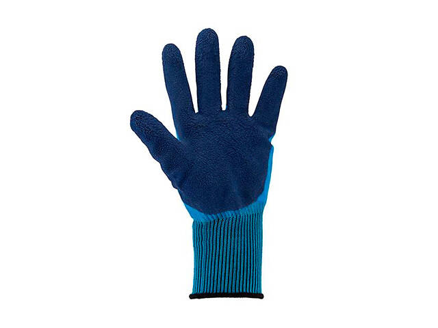 Перчатка Intertool нитриловая пористая 10' синяя (SP-0111) (3 шт.) - Фото 3