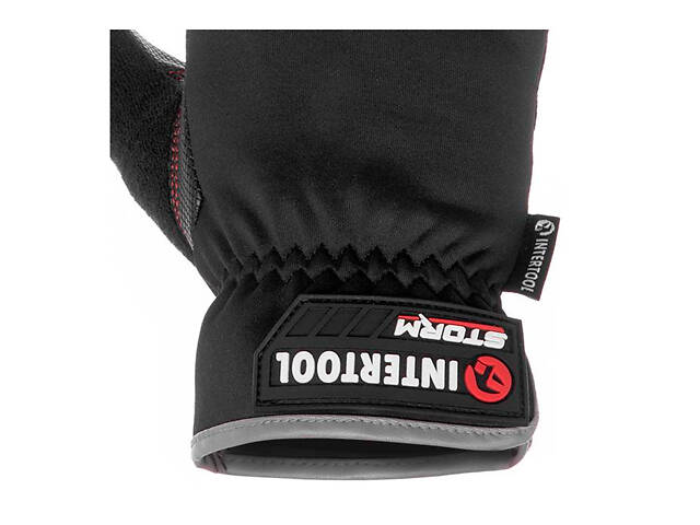 Рукавичка Intertool-Storm зі спандексу антиковзні Touchscreen 10' (SP-0182) - Фото 3