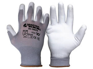 Перчатка Mastertool полиуретановая серая 10' (83-0643) (6 шт.)