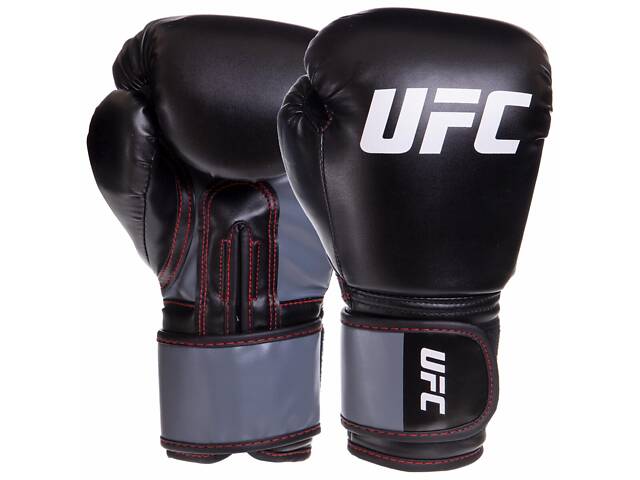 Боксерські рукавички UFC Boxing UBCF-75605 10 Чорні - Фото 1