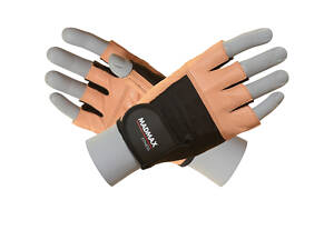 Перчатки для фитнеса и тяжелой атлетики MadMax MFG-444 Fitness Brown S