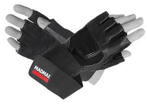 Перчатки для фитнеса и тяжелой атлетики MadMax MFG-269 Professional Exclusive Black L