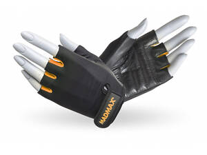 Перчатки для фитнеса и тяжелой атлетики MadMax MFG-251 Rainbow Orange S