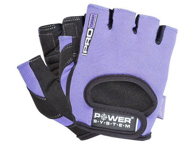 Перчатки для фитнеса и тяжелой атлетики Power System PS-2250 Pro Grip женские Purple S - Фото 1