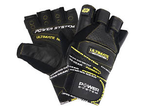 Перчатки для фитнеса Power System PS-2810 Ultimate Motivation Black/Yellow Line XL