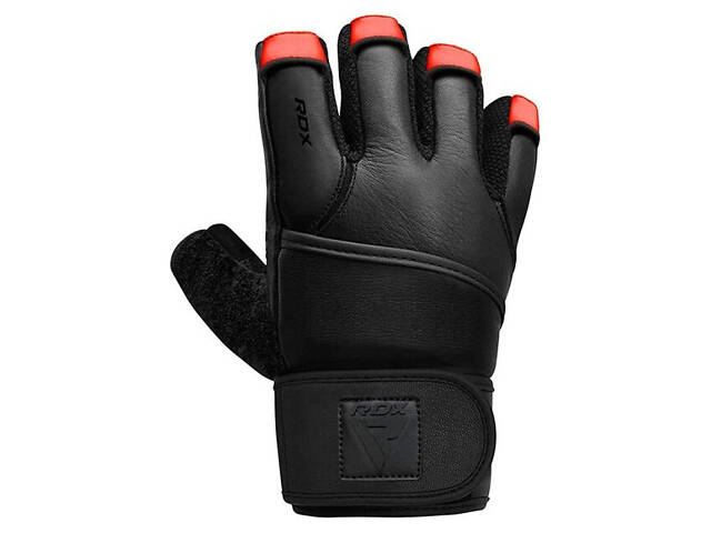 Перчатки для фитнеса RDX L7 Micro Plus Red/Black XL - Фото 2