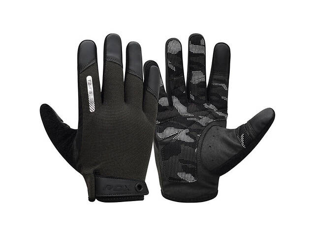 Перчатки для фитнеса RDX T2 Touch Screen Friendly Full Fingerf Black M - Фото 1