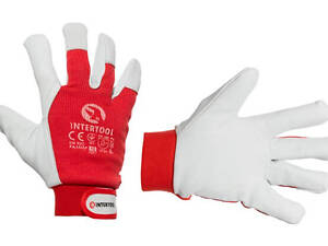 Рукавички Intertool шкіряні комбіновані 10' (SP-0012)