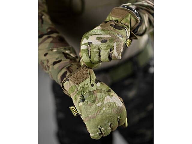 Рукавички тактичні Mechanix 'FastFit® Multicam Gloves' Multica ДЛ6332 - Фото 3