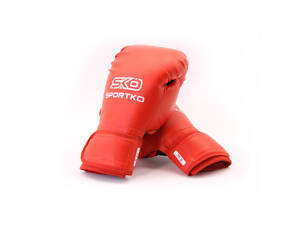 Перчатки боксерские детские 8 OZ Sportko 9-13 лет цвет красный