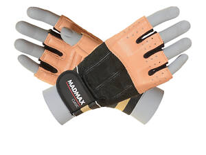 Рукавички для фітнесу MadMax MFG-248 Clasic Brown S