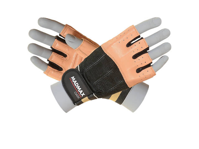 Рукавички для фітнесу MadMax MFG-248 Clasic Brown XXL - Фото 1