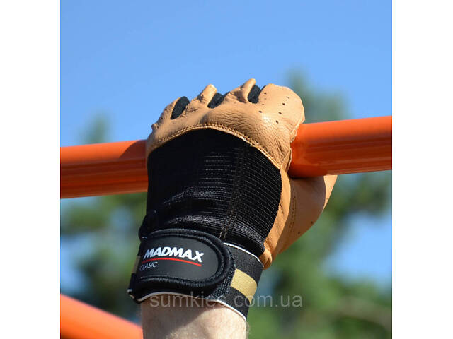 Рукавички для фітнесу MadMax MFG-248 Clasic Brown XL - Фото 5