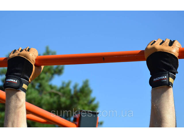 Рукавички для фітнесу MadMax MFG-248 Clasic Brown XL - Фото 10