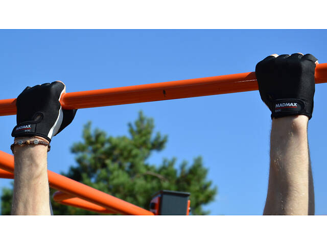 Рукавички для фітнесу MadMax MFG-250 Basic Whihe XL - Фото 10