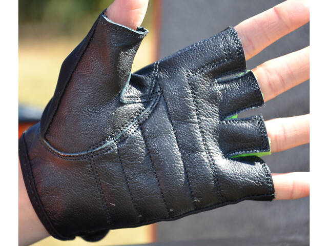 Рукавички для фітнесу MadMax MFG-251 Rainbow Green M - Фото 7