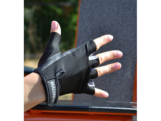 Рукавички для фітнесу MadMax MFG-251 Rainbow Grey L - Фото 6