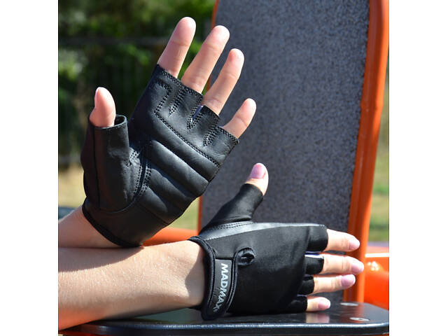 Рукавички для фітнесу MadMax MFG-251 Rainbow Grey L - Фото 8