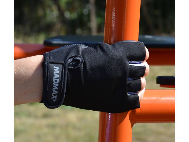 Рукавички для фітнесу MadMax MFG-251 Rainbow Grey L - Фото 9