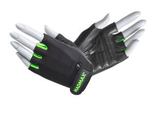 Перчатки для фитнеса MadMax MFG-251 Rainbow Green L