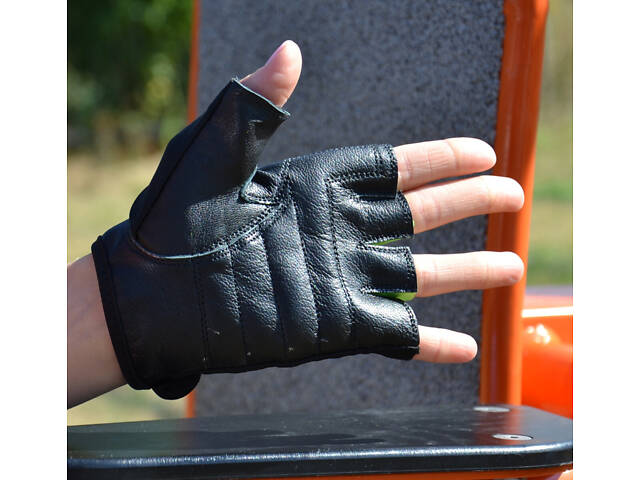 Перчатки для фитнеса MadMax MFG-251 Rainbow Green L - Фото 3