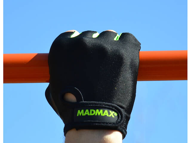 Перчатки для фитнеса MadMax MFG-251 Rainbow Green L - Фото 9