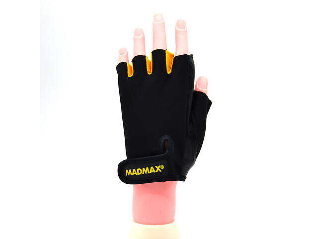 Рукавички для фітнесу MadMax MFG-251 Rainbow Orange M - Фото 2