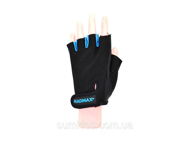 Рукавички для фітнесу MadMax MFG-251 Rainbow Turquoise M - Фото 2