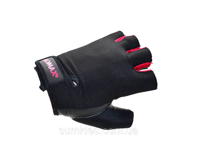 Рукавички для фітнесу MadMax MFG-251 Rainbow Rubine Red L - Фото 2