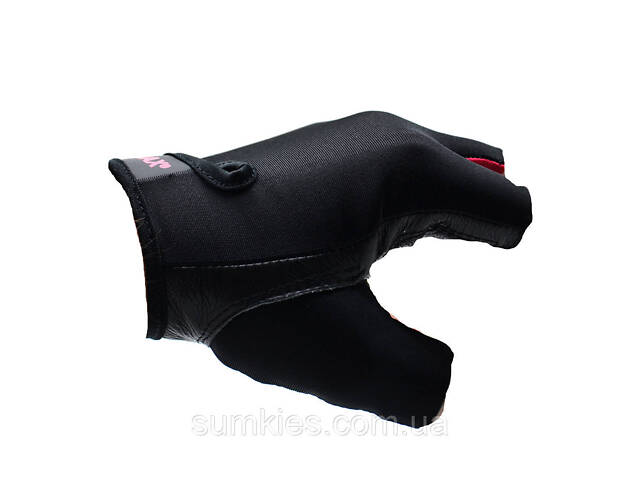 Рукавички для фітнесу MadMax MFG-251 Rainbow Rubine Red L - Фото 5