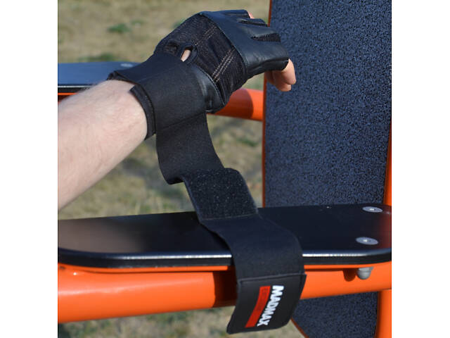 Рукавички для фітнесу MadMax MFG-269 Professional Exclusive Black XL - Фото 8
