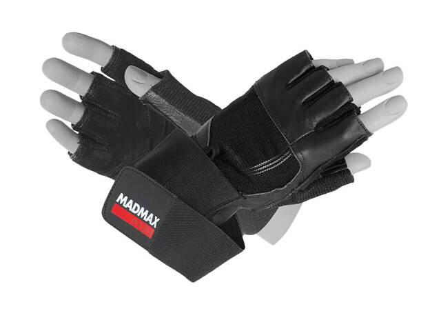 Рукавички для фітнесу MadMax MFG-269 Professional Exclusive Black XL - Фото 1