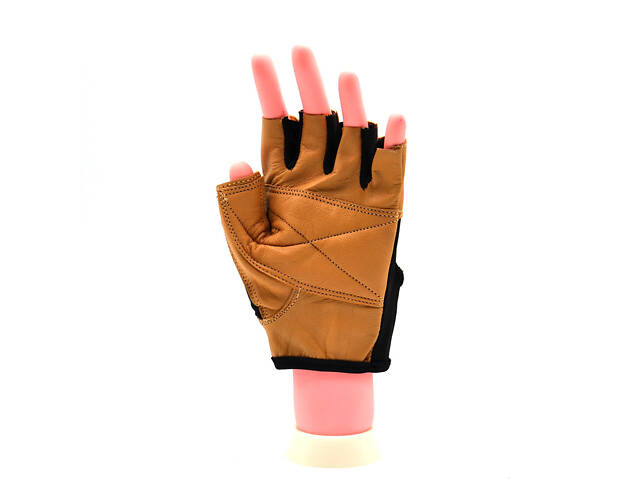 Рукавички для фітнесу MadMax MFG-444 Fitness Brown XL - Фото 3