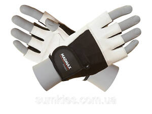 Рукавички для фітнесу MadMax MFG-444 Fitness White XL