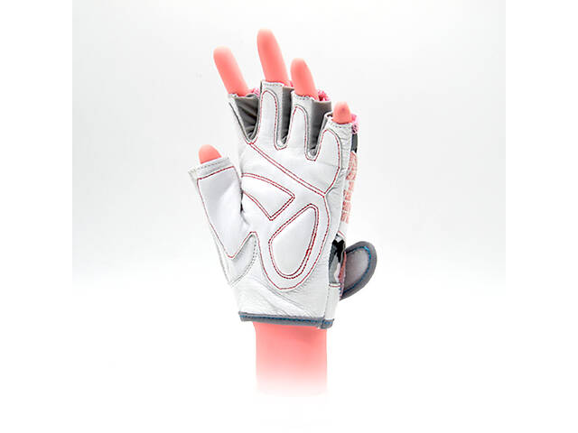 Рукавички для фітнесу MadMax MFG-931 No matter White M - Фото 4