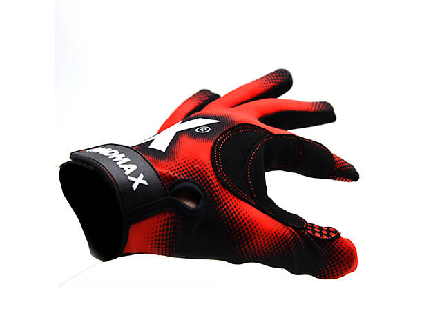 Рукавички для фітнесу MadMax MXG-101 X Gloves Black/Grey/Red M - Фото 2