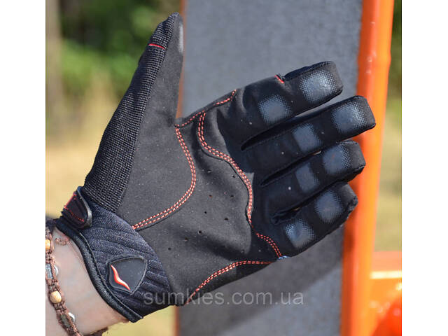Рукавички для фітнесу MadMax MXG-102 X Gloves Black/Grey/White XXL - Фото 4