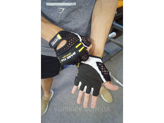 Рукавички для фітнесу Power System PS-2100 Basic EVO Black/Yellow Line XS - Фото 10