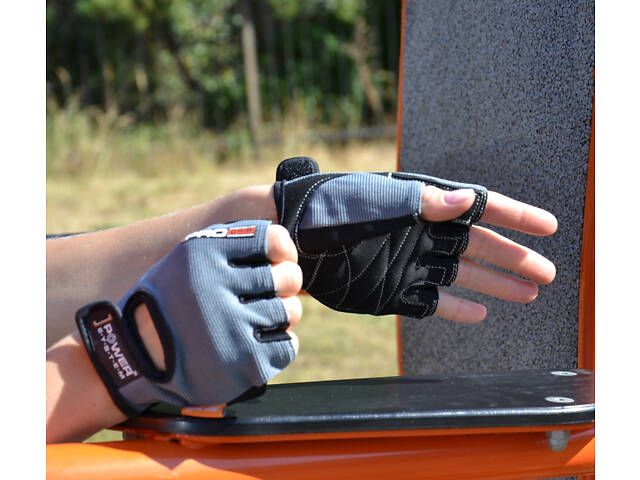 Рукавички для фітнесу Power System PS-2250 Pro Grip Grey M - Фото 9