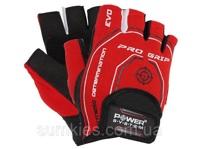Рукавички для фітнесу Power System PS-2250E Pro Grip EVO Red XL - Фото 1