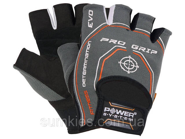 Рукавички для фітнесу Power System PS-2250E Pro Grip EVO Grey L - Фото 1