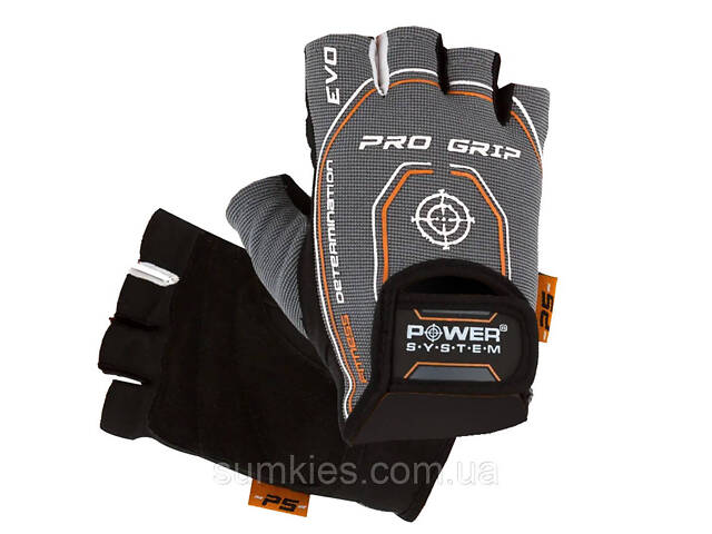 Рукавички для фітнесу Power System PS-2250E Pro Grip EVO Grey L - Фото 4